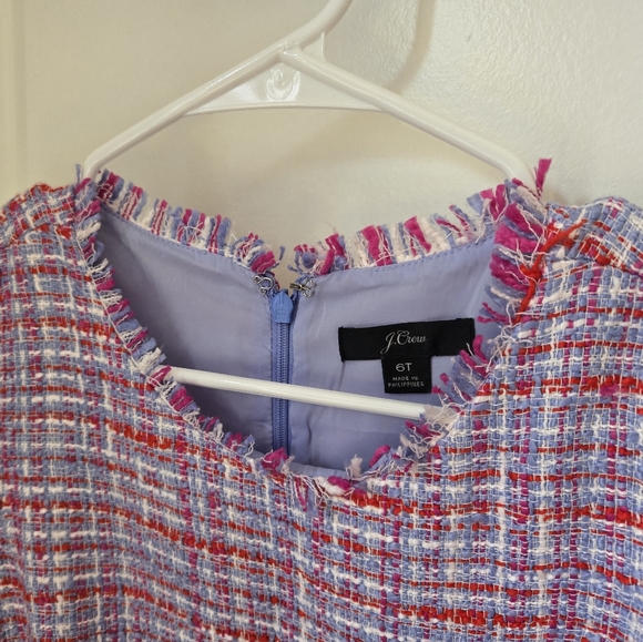 (Tall) J.Crew Azalea Tweed Resume Sheath Dress Sz 6T - Picture 12 of 14